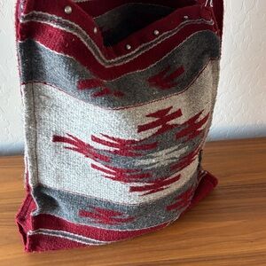 Handmade southwestern rug bag